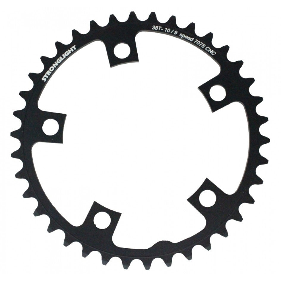 Stronglight Zicral 7075 9/10 Speed Chainring | 110mm BCD | Black | All