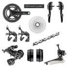 Bike drivetrain and groupset components