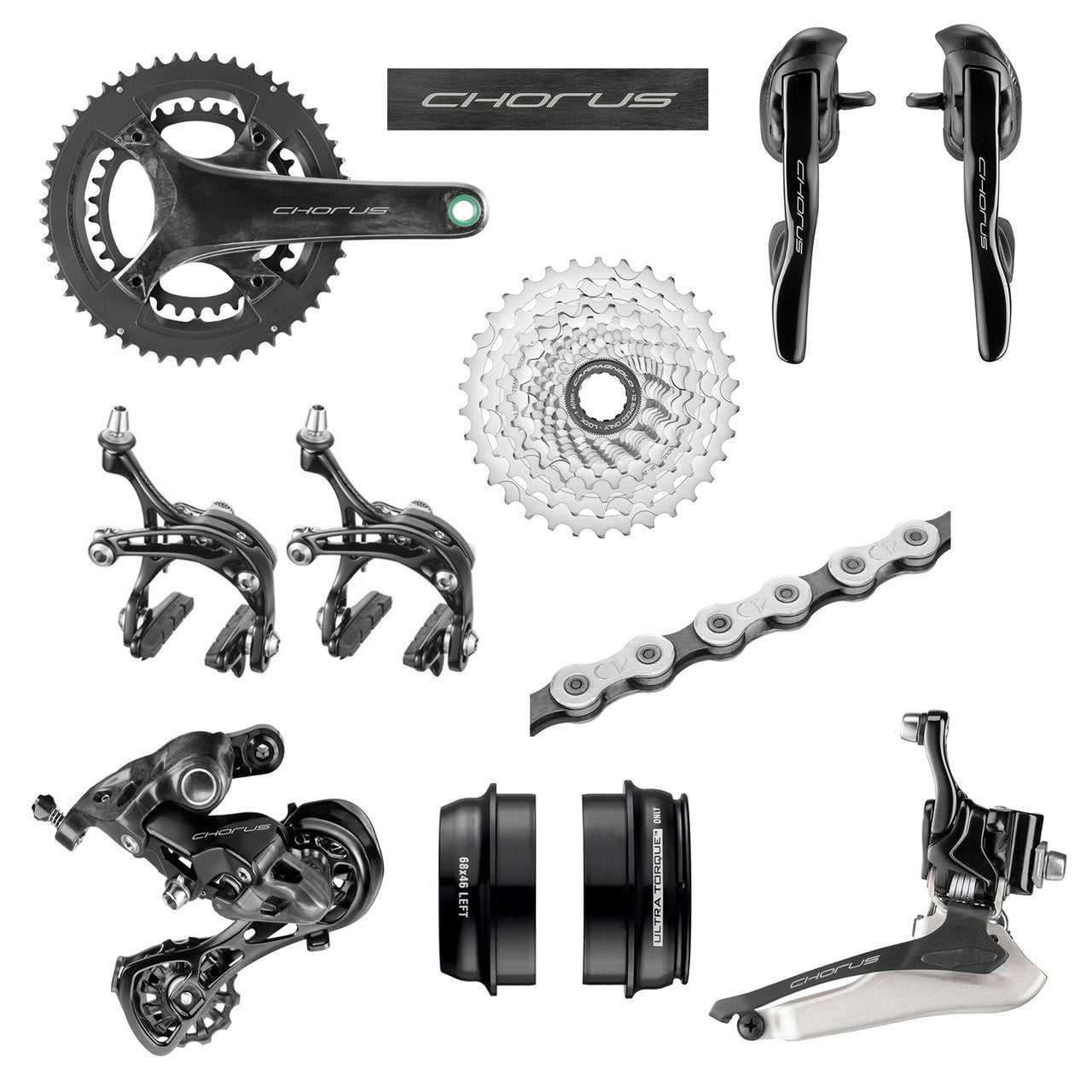 Bike drivetrain and groupset components