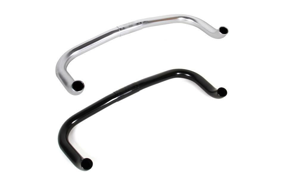 Nitto RB-002 Curved Bullhorn Handlebars | 26mm Clamp | Black or Silver