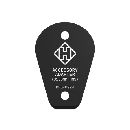 Hammerhead GoPro mount adapter with 31.8mm HMS for attaching lights and accessories.