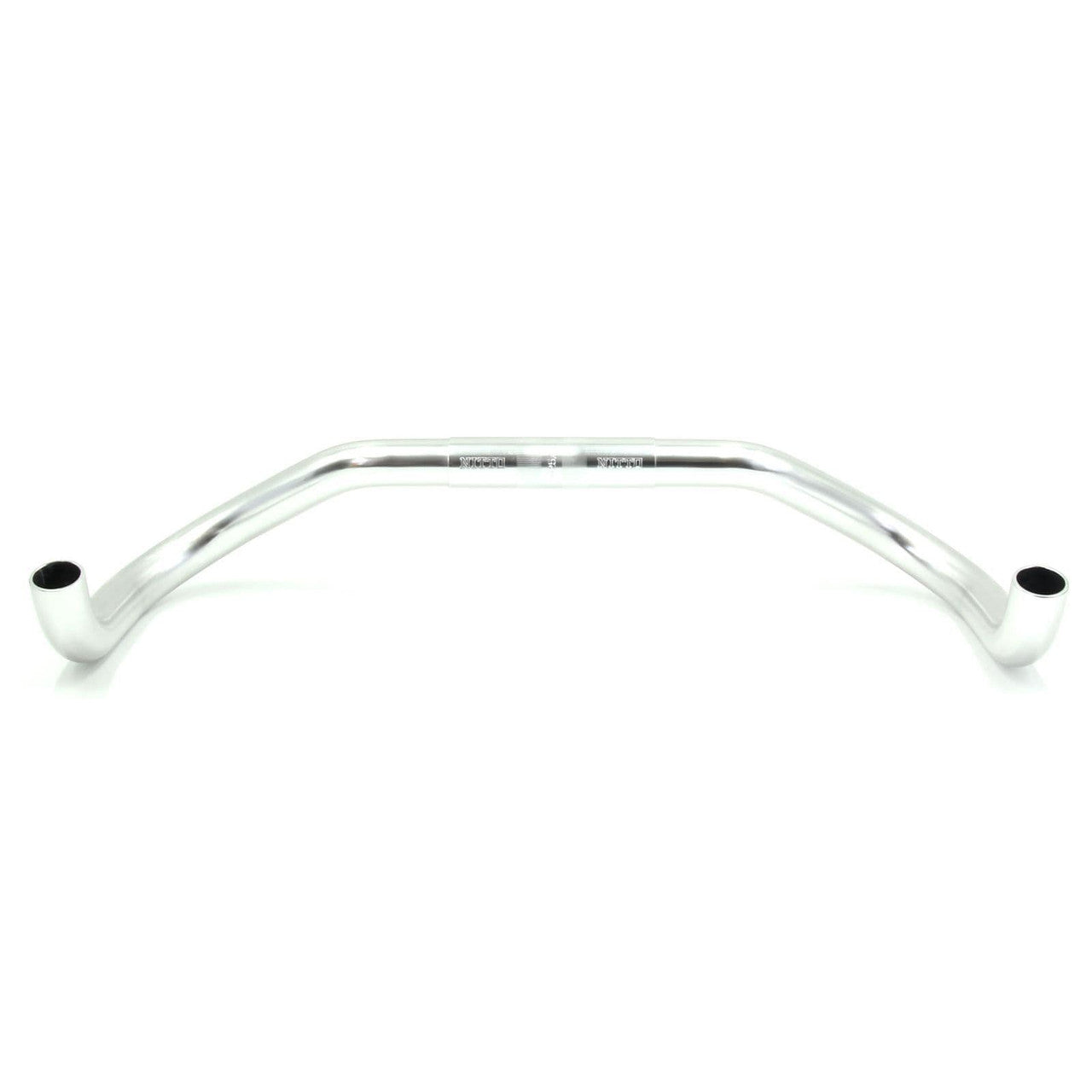 Nitto RB-030 Curved Bullhorn Handlebars | 25.4mm Clamp | Silver