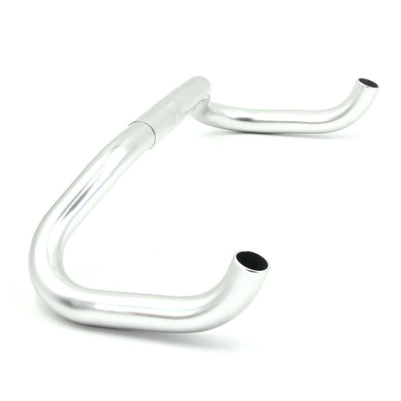 Nitto RB-030 Curved Bullhorn Handlebars | 25.4mm Clamp | Silver