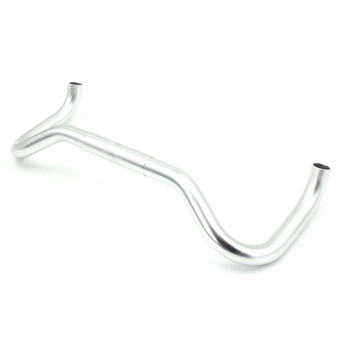 Nitto RB-030 Curved Bullhorn Handlebars | 25.4mm Clamp | Silver