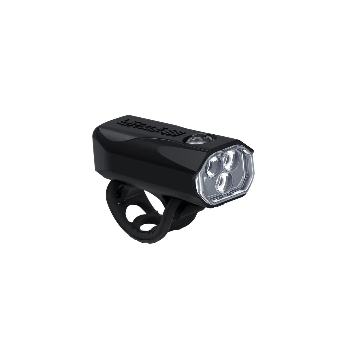 KTV Drive Pro 400 front light mounted on a bike handlebar for enhanced visibility during cycling.