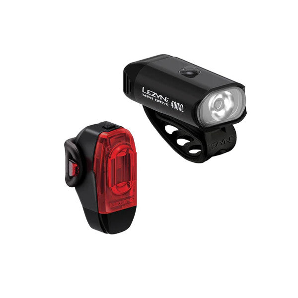 Lezyne Mini Drive 400XL Front & KTV Drive+ Rear Lightset