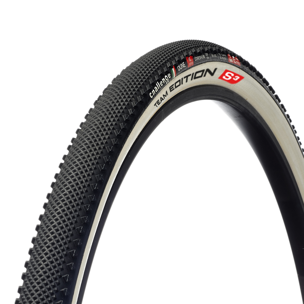 Challenge Dune Team Edition S Handmade Tubular Cyclocross Tyre 700 x 33 Black/White
