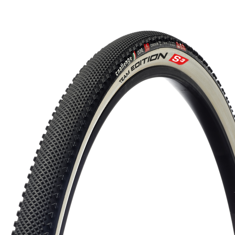 Challenge Dune Team Edition S Handmade Tubular Cyclocross Tyre 700 x 33 Black/White