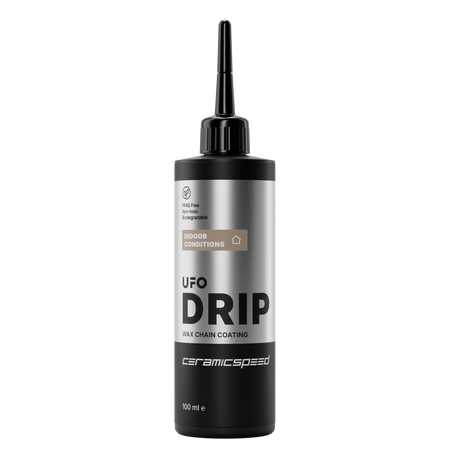 CeramicSpeed UFO Drip Indoor Conditions Chain Wax Treatment 100ml for indoor chain wax treatment
