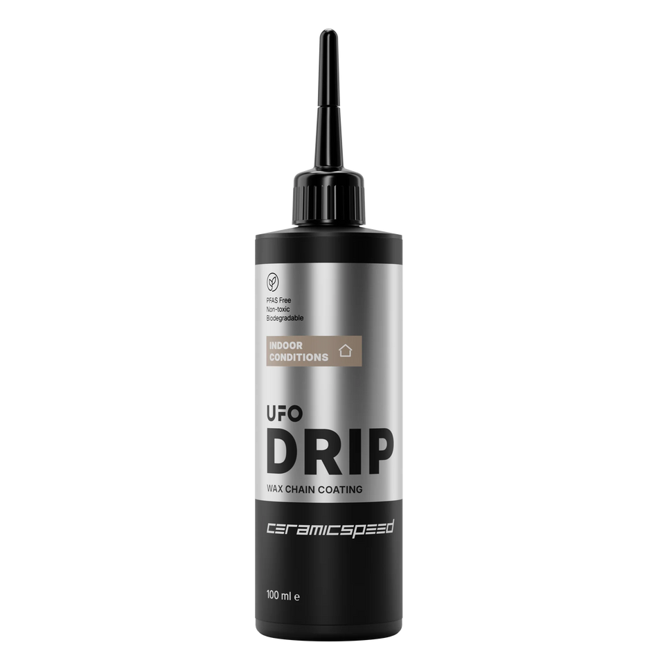CeramicSpeed UFO Drip Indoor Conditions Chain Wax Treatment 100ml for indoor chain wax treatment
