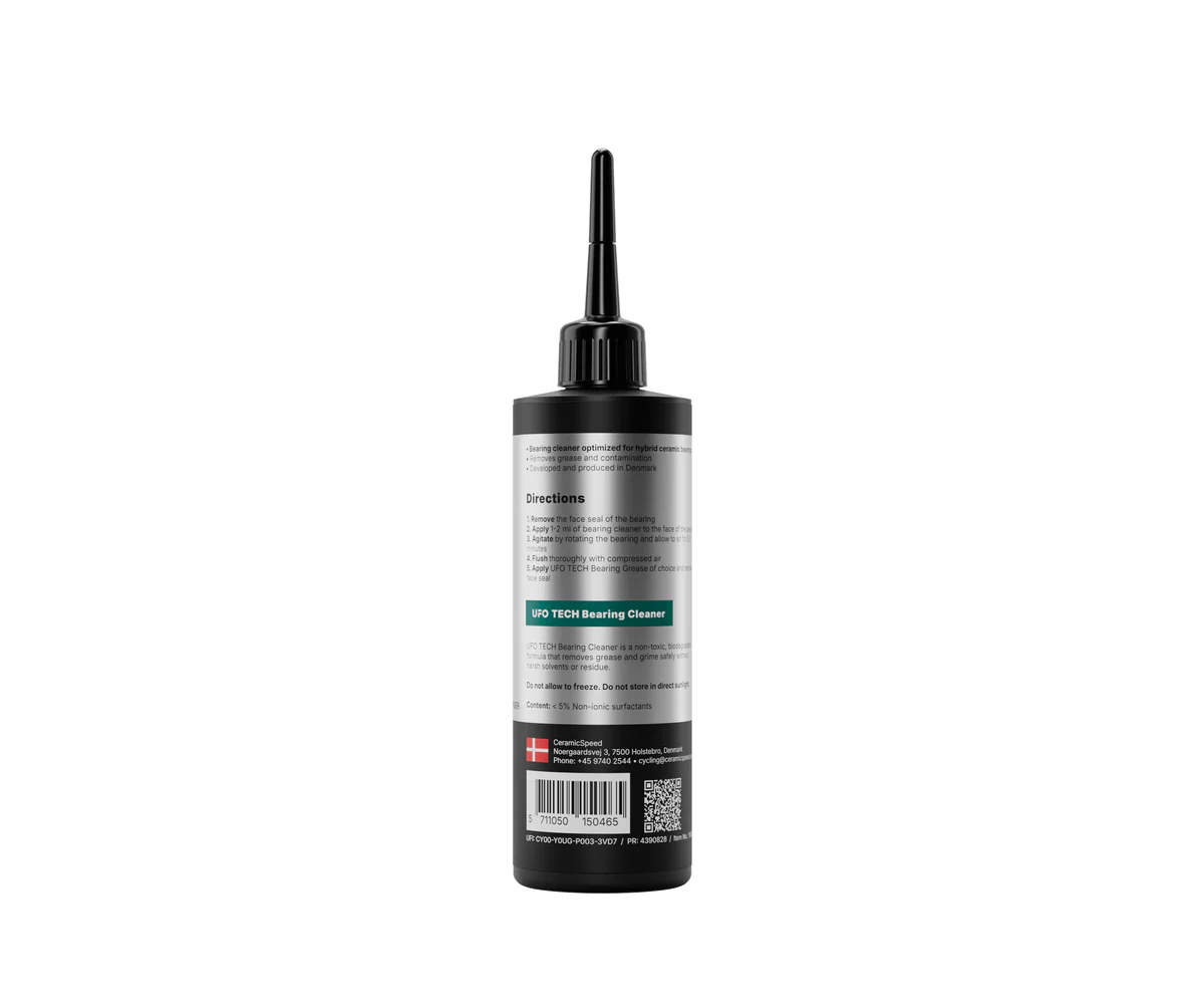 CeramicSpeed UFO Tech Bearing Cleaner 100ml bottle, perfect as a cycling bearing cleaner.