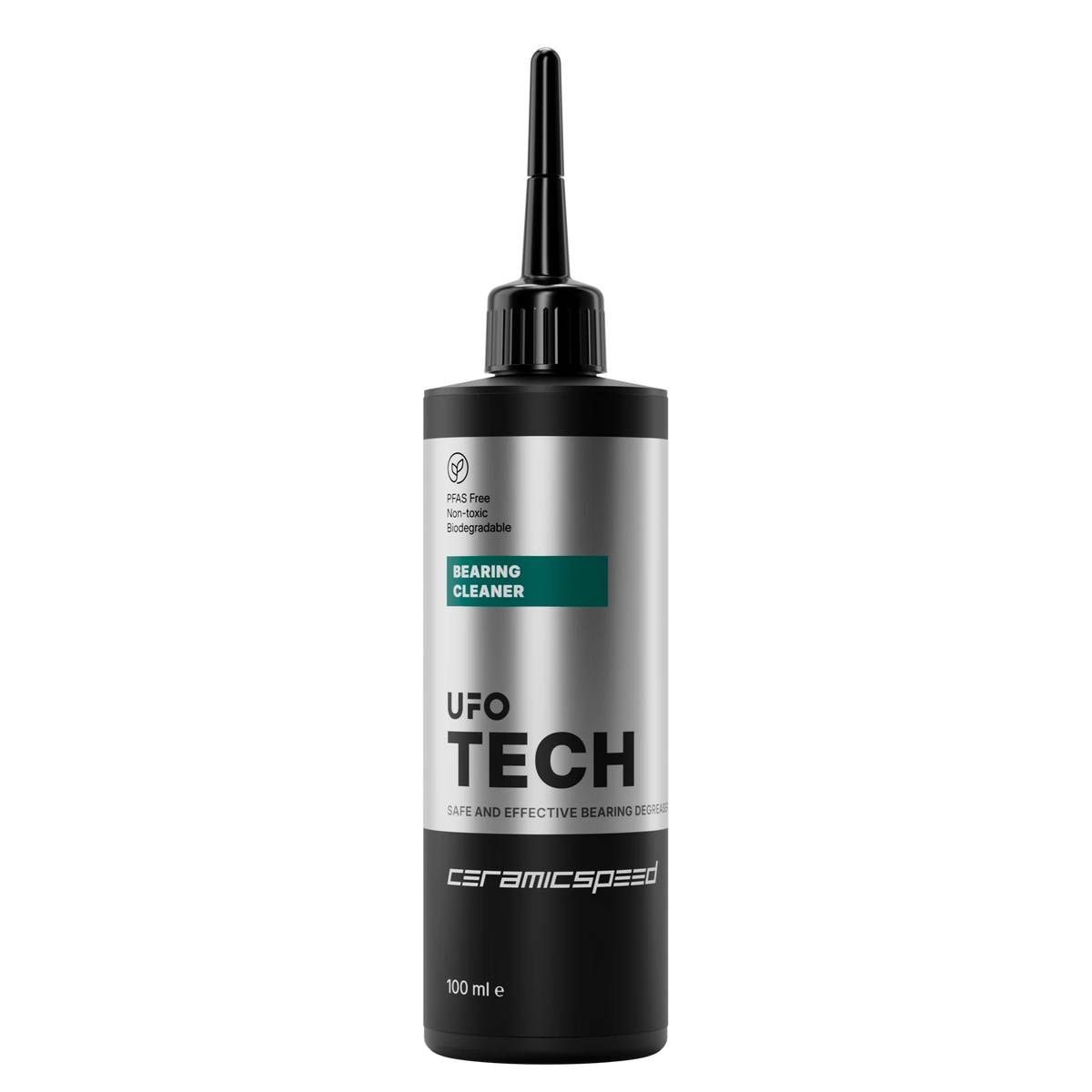 CeramicSpeed UFO Tech Bearing Cleaner 100ml for effective cycling bearing cleaner with a biodegradable formula.