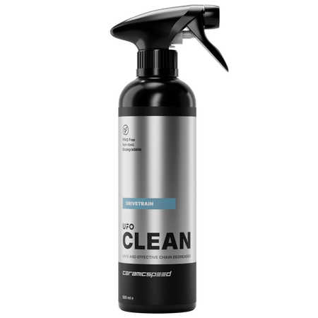 CeramicSpeed UFO Clean Drivetrain Chain Cleaner 500ml, eco-friendly drivetrain chain cleaner.