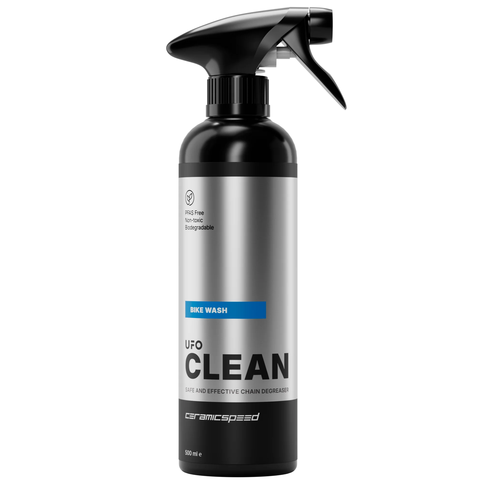 CeramicSpeed UFO Clean Bike Wash 500ml bottle for optimal bike maintenance and eco-friendly cleaning.
