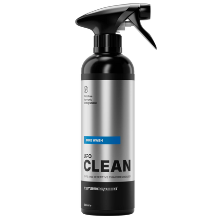 CeramicSpeed UFO Clean Bike Wash 500ml bottle for optimal bike maintenance and eco-friendly cleaning.