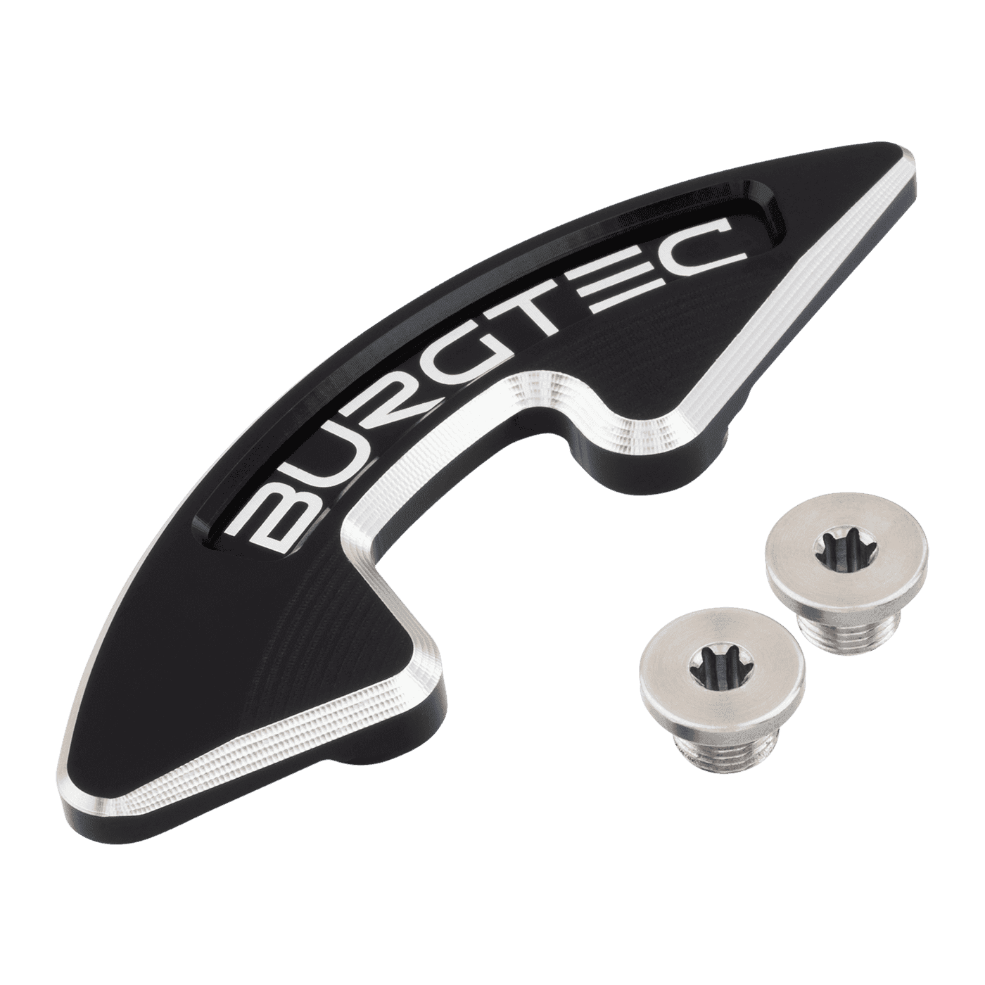 Burgtec Chainring Bash Guard designed for mountain biking with included screws for easy installation.