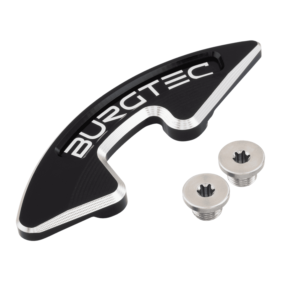 Burgtec Chainring Bash Guard designed for mountain biking with included screws for easy installation.