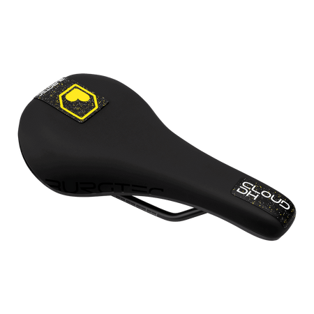 Burgtec The Cloud DH Mountain Bike Saddle, high-performance downhill mountain bike saddle designed for racing.