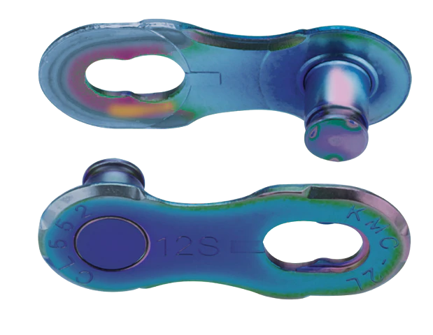 KMC 12NR  Missing Link For 12 Speed Chain 2 Pack | Aurora Blue