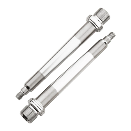 Upgrade your ride with Burgtec MK5 B-Rage Edition Pedal Axles, perfect replacements for your Penthouse Flat MK5 pedals.