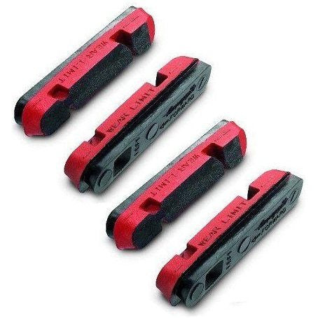 Campagnolo BR-BO500 Carbon Brake Pad Inserts For Brake Calipers 2000 Onwards 2x Pairs