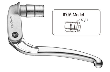 Dia-Compe 189 ID16.5-19mm Brake Levers In Silver or Black