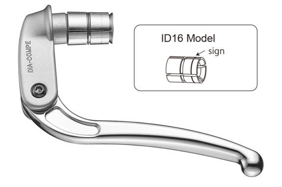Dia-Compe 189 ID16.5-19mm Brake Levers In Silver or Black