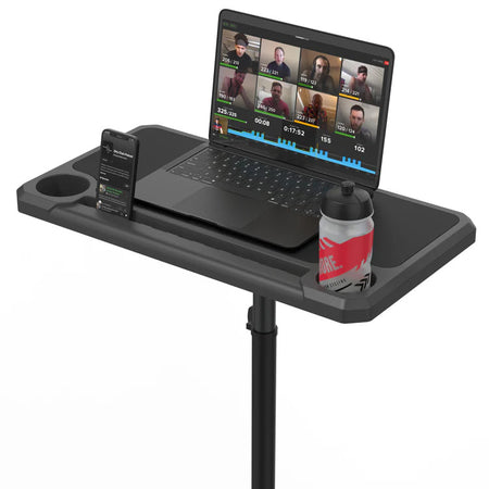 KOM Indoor Cycling Media Display Desk Adjustable Tripod Workstation