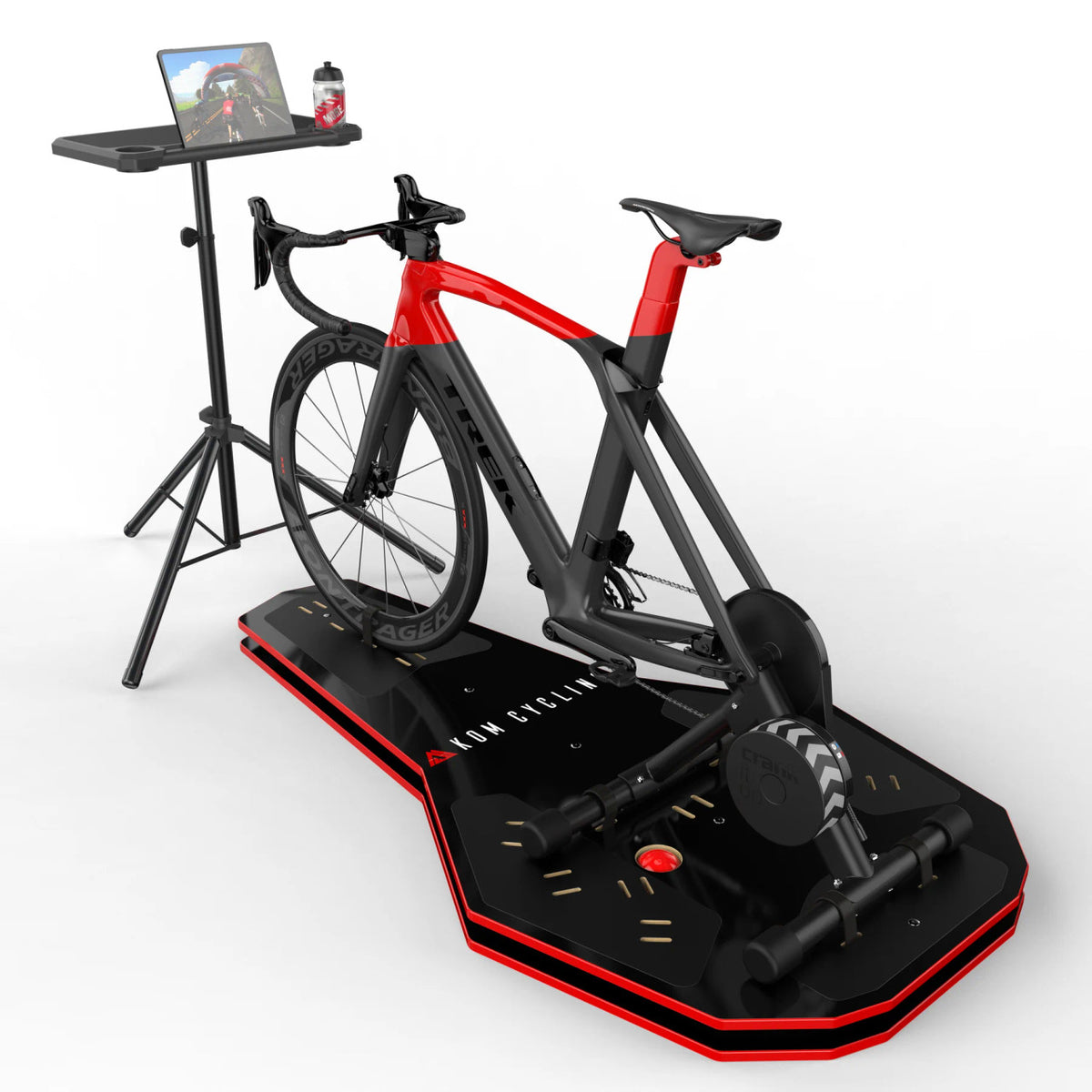 KOM Indoor Cycling Media Display Desk Adjustable Tripod Workstation