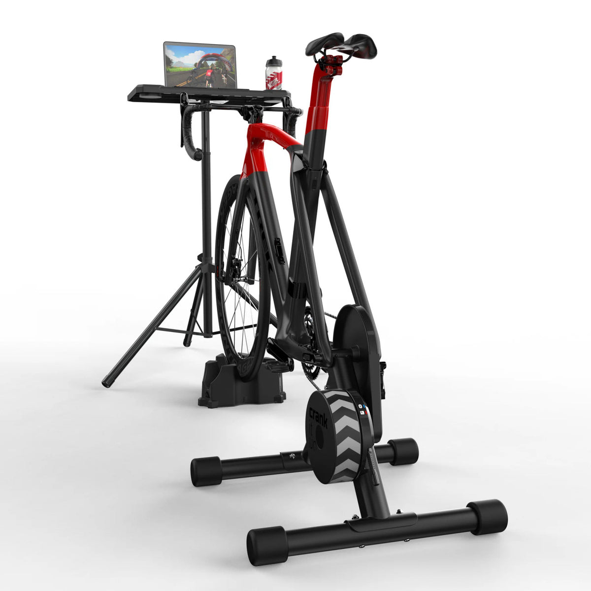KOM Indoor Cycling Media Display Desk Adjustable Tripod Workstation