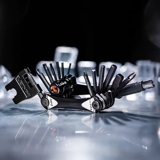 Lezyne Rap ii 13 Compact Multi Tool With Tubeless Tool In Black For All Bikes