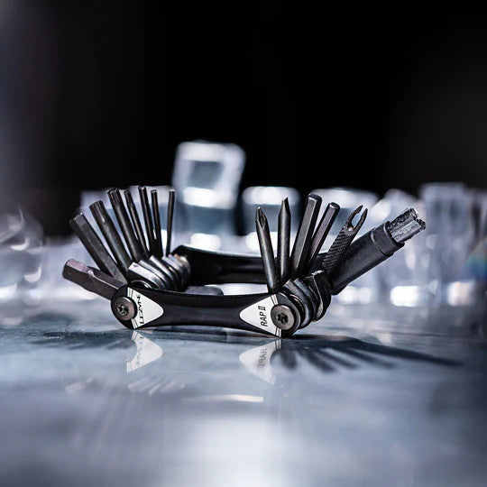 Lezyne Rap ii 20 Compact Multi Tool With Tubeless Tool In Black For All Bikes