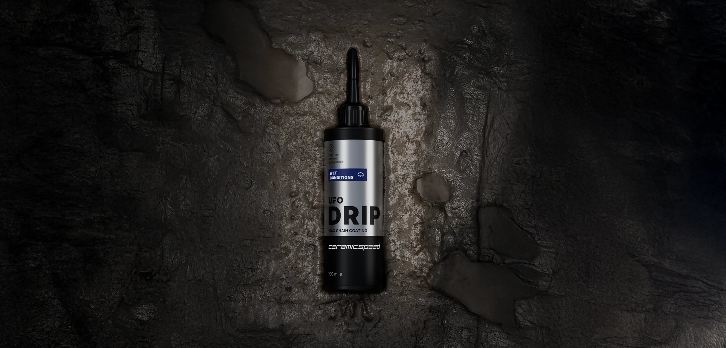 CeramicSpeed UFO Drip Wet Conditions Chain Wax 100ml for ceramicspeed wet conditions chain wax.