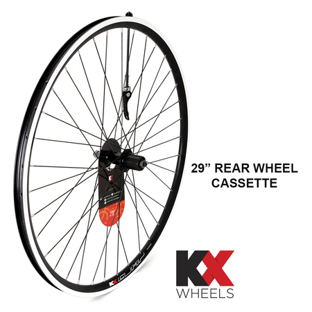 KX MTB 29" 29er Doublewall Q/R Rim Brake Wheel in Black