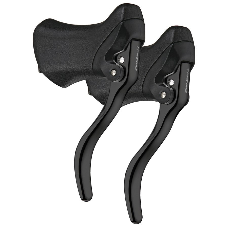 Tektro RL340 Leva Freno Aero Per Bici Da Strada – Impugnatura Gomma Brown Gum E Cavi 800/2000mm