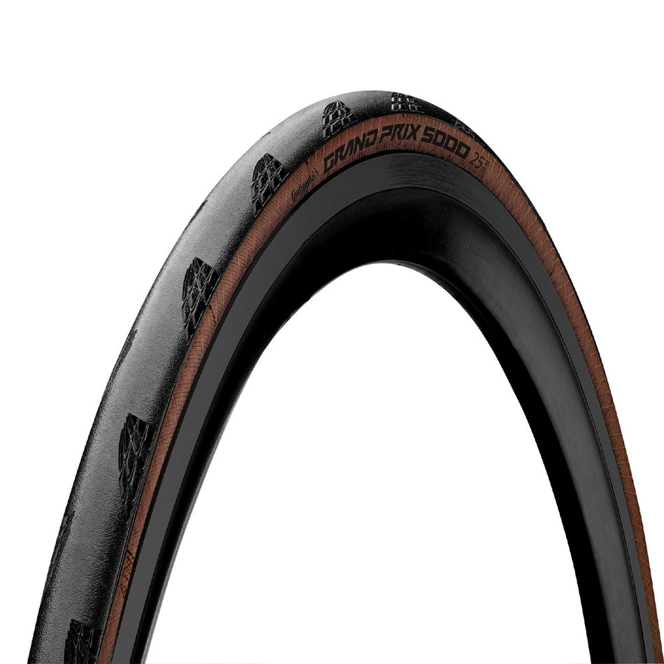 Continental GP5000 Clincher Folding Road Tyre In Black/Tan