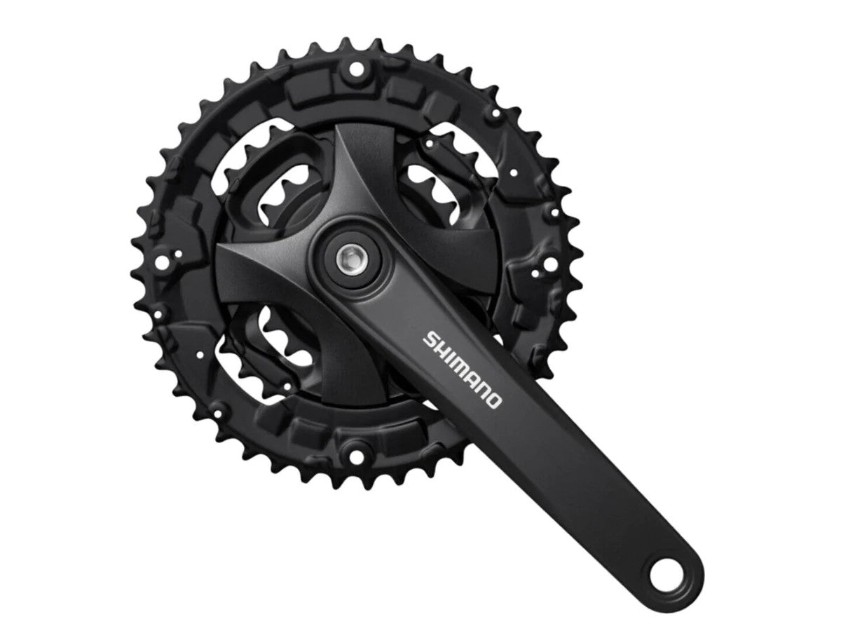 Shimano MT101 Acera Hyperdrive 9 Speed Triple MTB/Trail Chainset 22/30/40T In Black