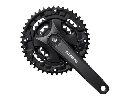 Shimano MT101 Acera Hyperdrive 9 Speed Triple MTB/Trail Chainset 22/30/40T In Black