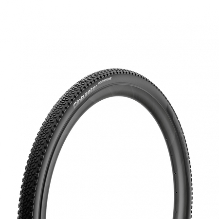 Pirelli tubeless gravel tyre for versatile bikepacking adventures with rugged tread and reinforced sidewall.