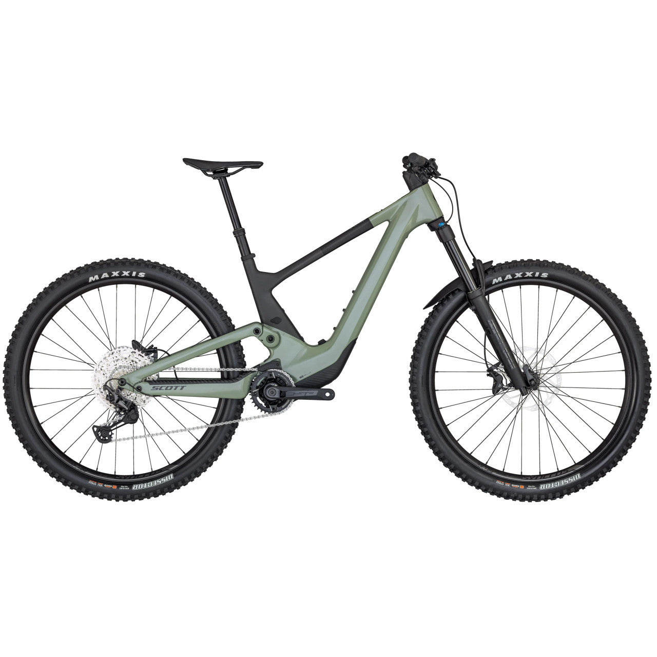 Scott Voltage eRide 910 Electric Full Suspension Mountain Bike | Undergrowth Green
