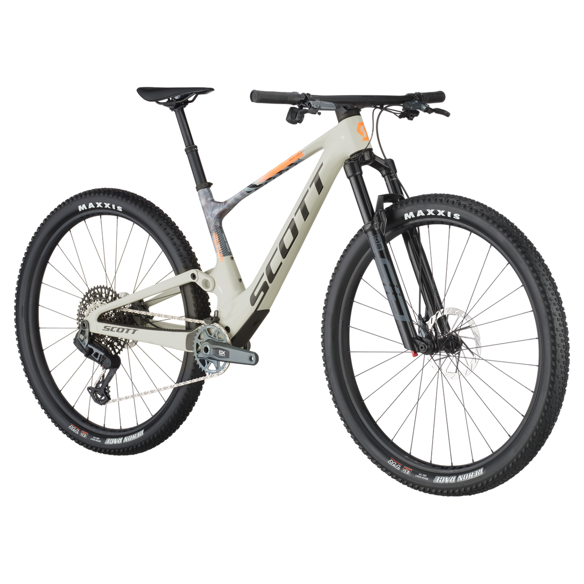 Scott Spark RC Team Issue Full Suspension Mountain Bike | Pastel Grey/Dim Grey