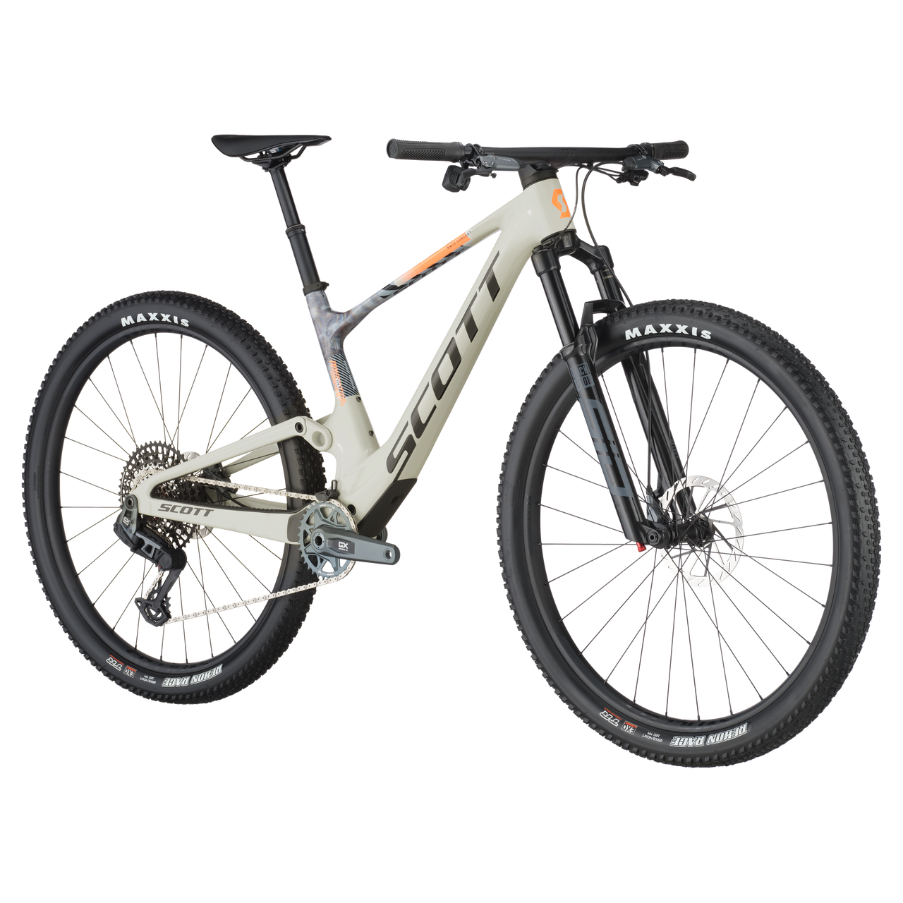 Scott Spark RC Team Issue Full Suspension Mountain Bike | Pastel Grey/Dim Grey