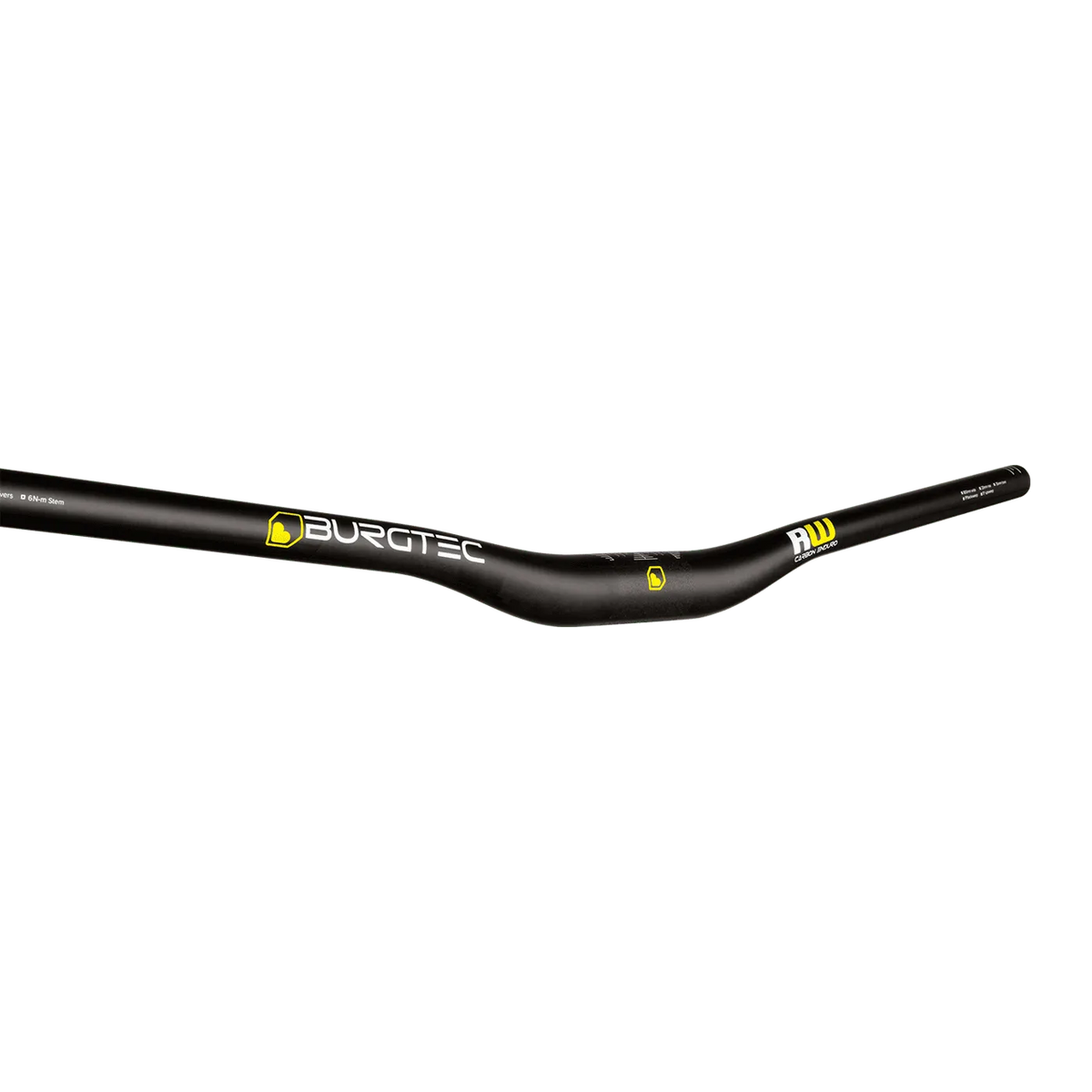 Burgtec Ride Wide 35mm Clamp Carbon Enduro 800mm Wide Handlebars