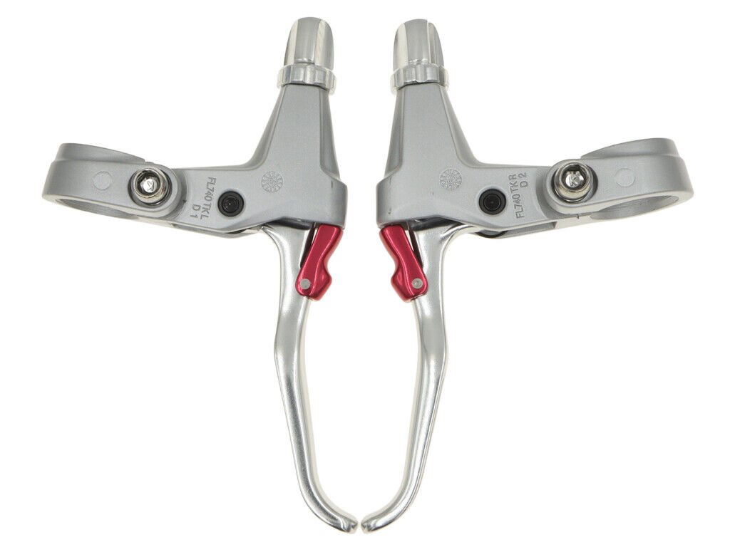 Tektro FL740 Calliper/Canti Brake Levers For Flat Bar Rapid Fire Shifters In Black Or Silver