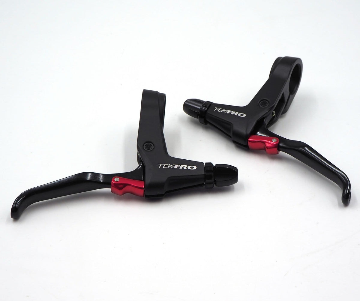 Tektro FL740 Calliper/Canti Brake Levers For Flat Bar Rapid Fire Shifters In Black Or Silver
