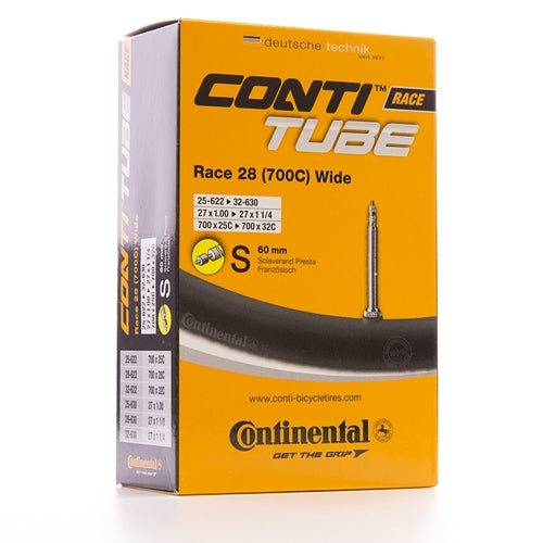 Continental Race 28 Wide Inner Tube 700 x 25-32 Presta Valve 42mm or 60mm For Road or Cyclocross