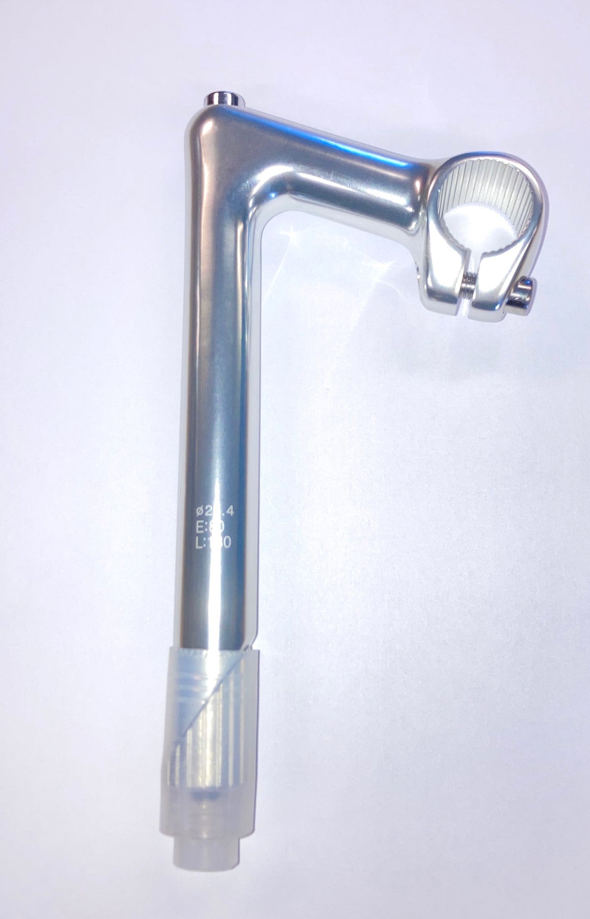 Zenith Quill Stem 180mm Post 25.4mm Handlebar Diameter Size 80mm In Black Or Silver