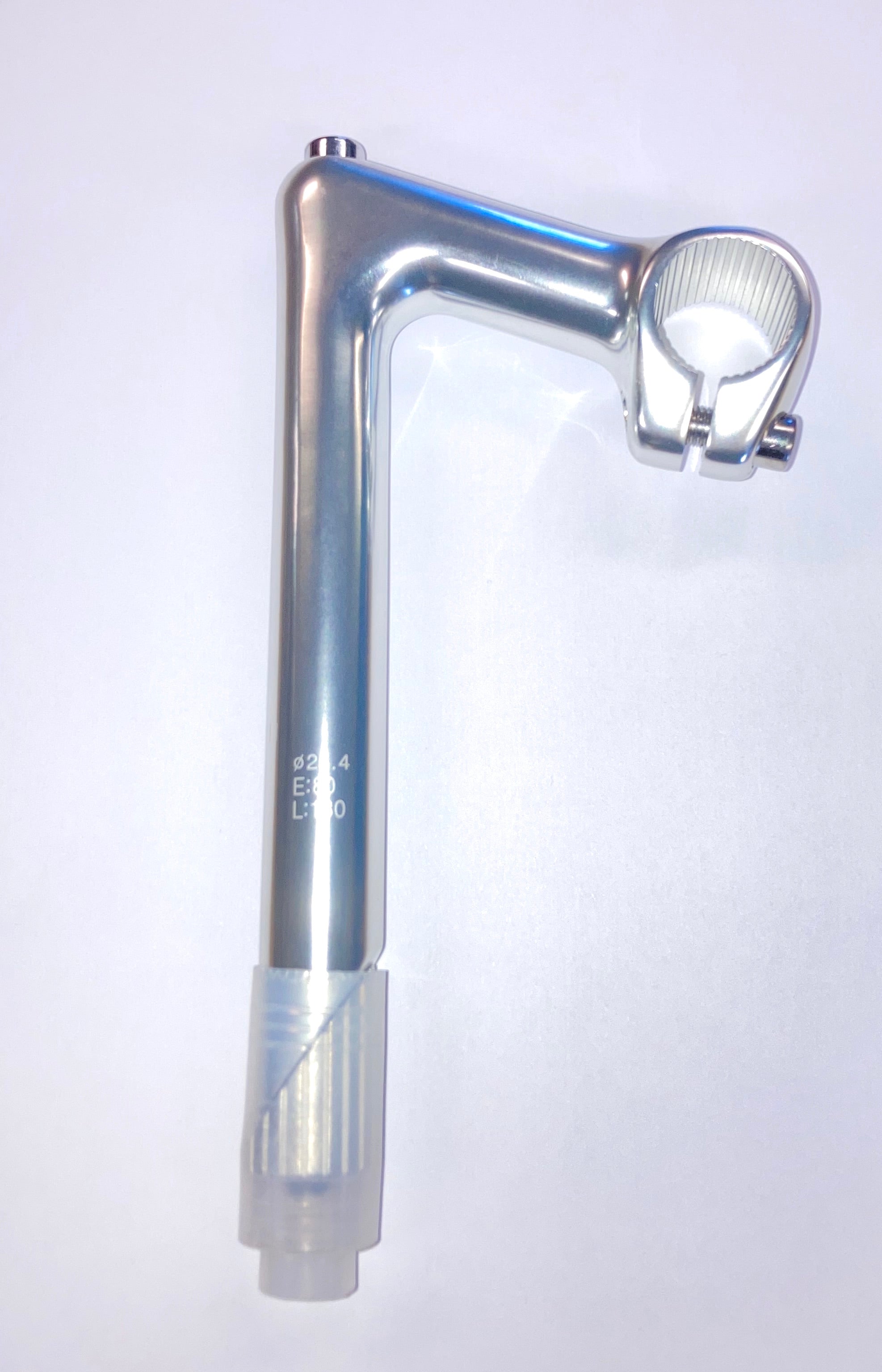 Zenith Quill Stem 180mm Post 25.4mm Handlebar Diameter Size 80mm In Black Or Silver