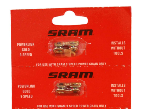 Sram Powerlock 9 Speed Chain Connector - Gold