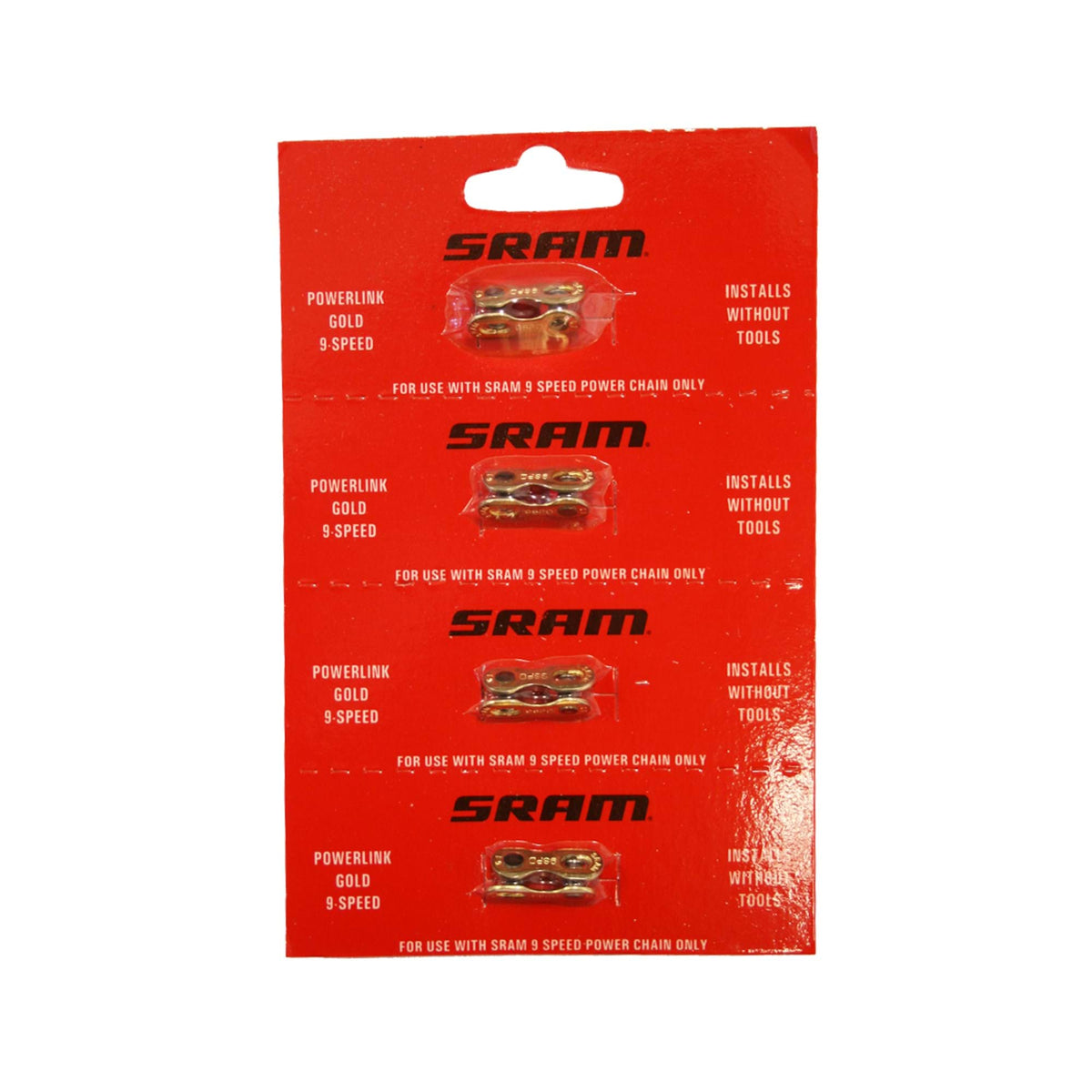 Sram Powerlock 9 Speed Chain Connector - Gold